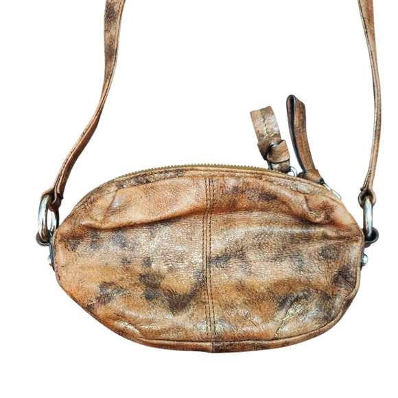 b. makowsky Handbags - B Makowsky Brown Leather Crossbody Bag Preloved